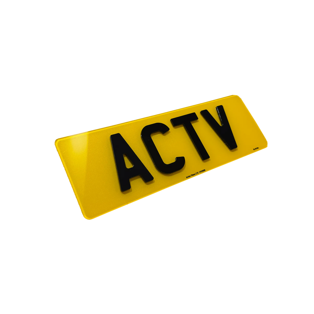 4D Number Plates