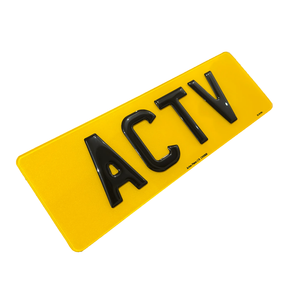 3D Gel Number Plates